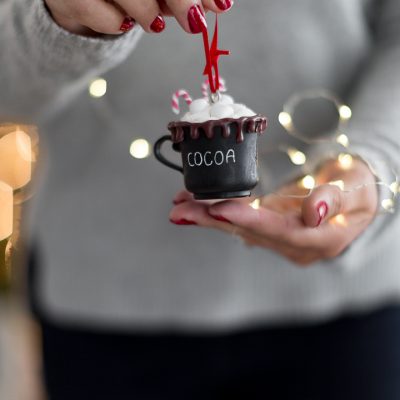 Dollar Store Christmas Ornament DIY