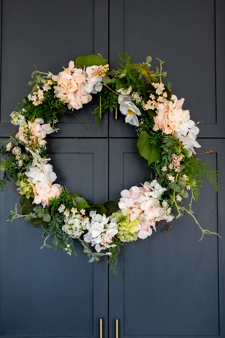 How to Make a Felt Succulent Wreath - MY 100 YEAR OLD HOME