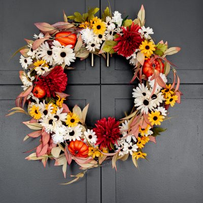 Dollar Store Fall wreath