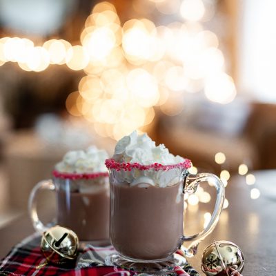 Hot Cocoa with Peppermint Schnapps