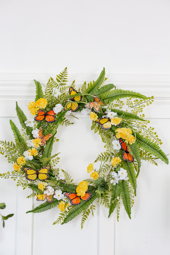 monarch wreath