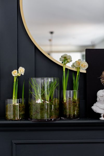Spring Mantel Decor