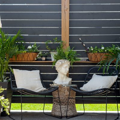 Small Backyard Sitting Area