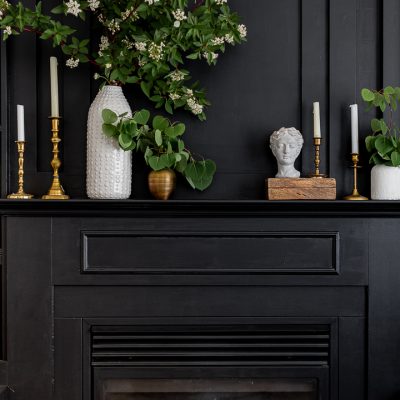 Easy Summer Mantel