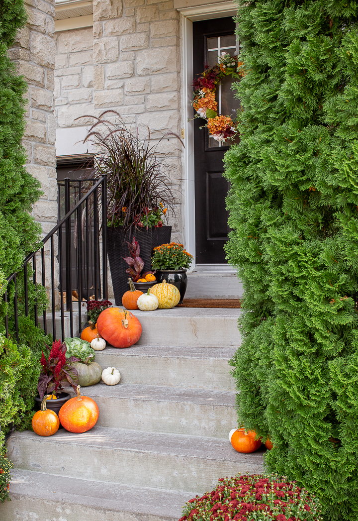 Traditional Fall Porch