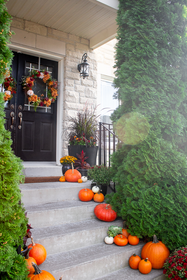 Traditional Fall Porch