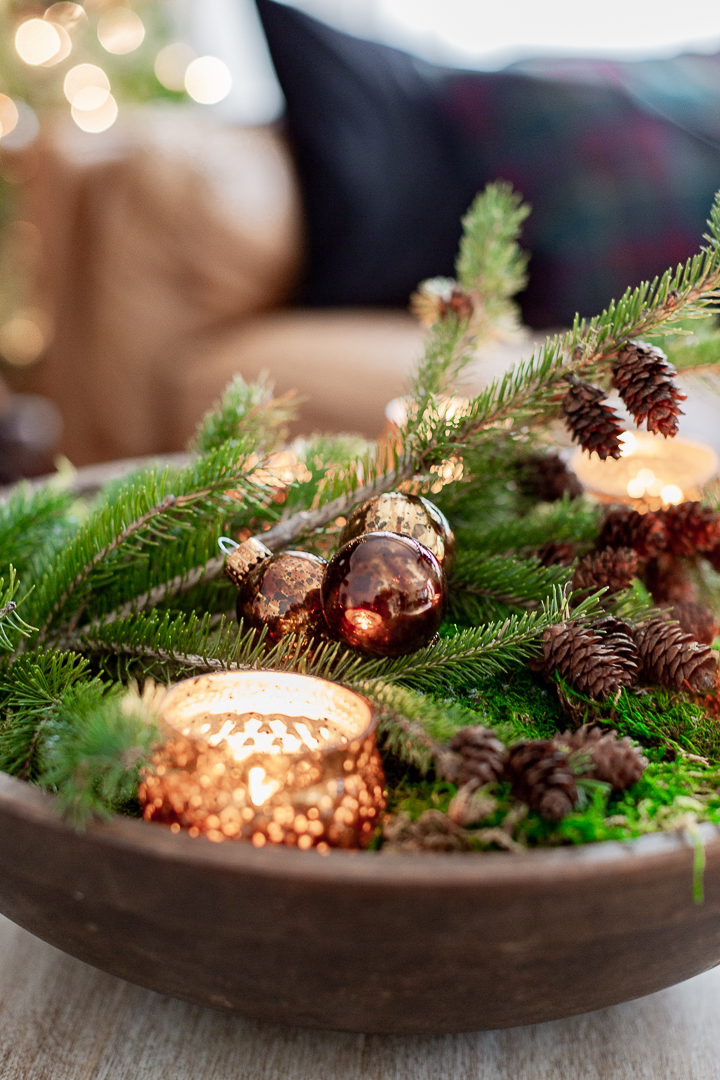 Cozy Tabletop Christmas Tree DIY