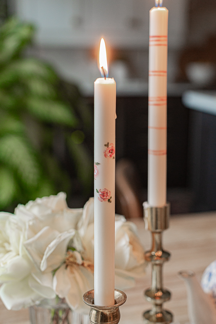 Candles: How to hand paint beautiful candles