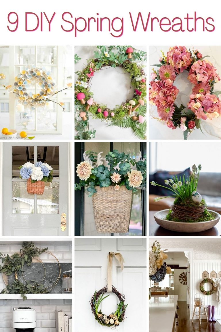 How to make a bird’s nest arrangement from a wreath