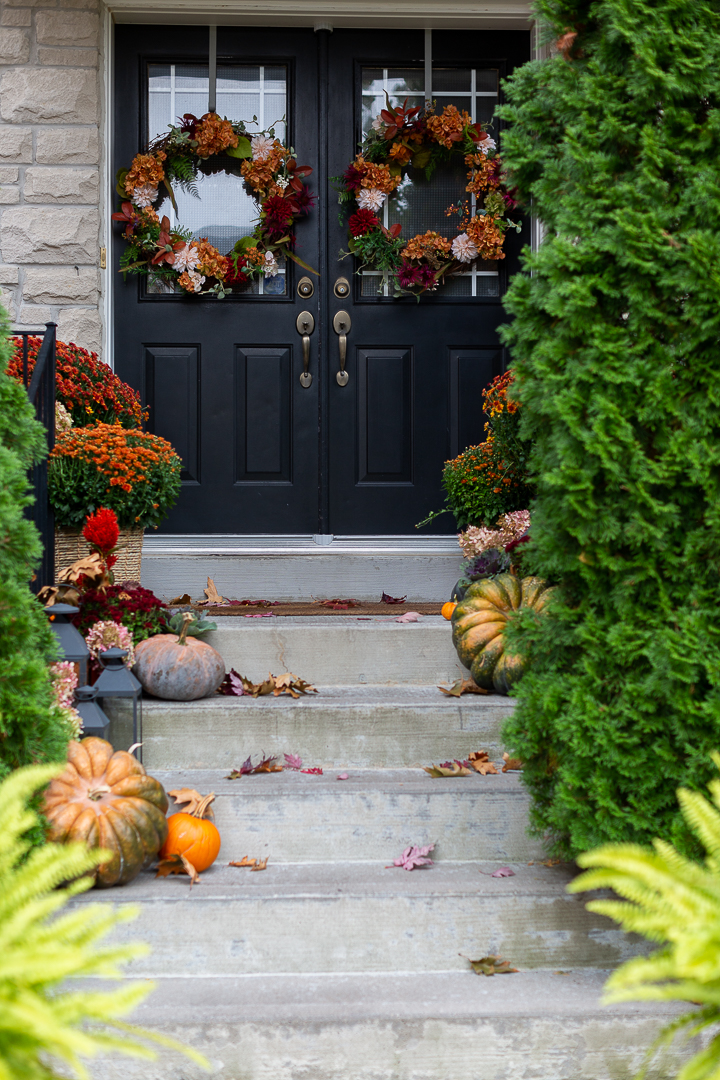 Traditional Fall Porch