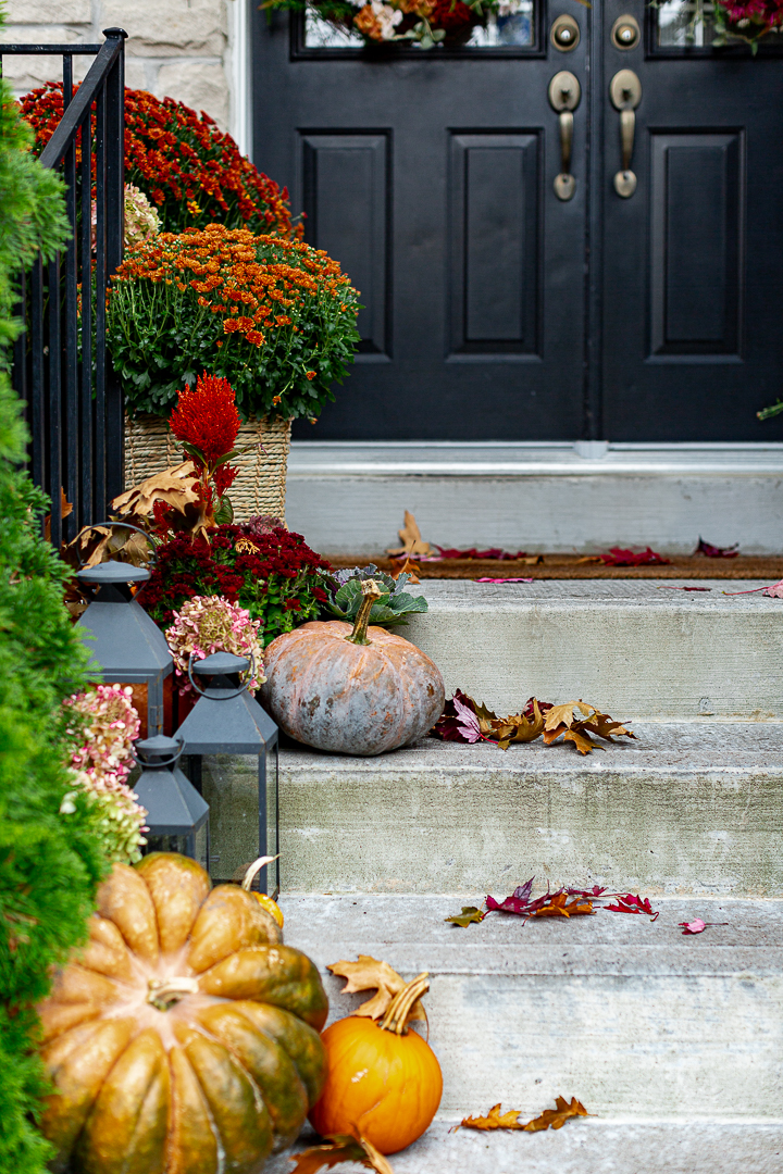 Traditional Fall Porch