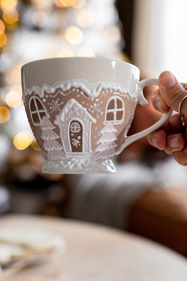 Gingerbread House Mug Topper Recipe - Happy Happy Nester