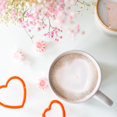 Whipped Cream Shaped Hearts for Hot Cocoa