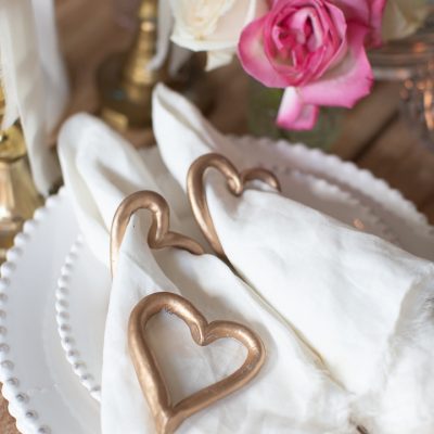 DIY Heart Shaped Napkin Ring