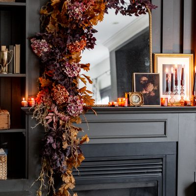 Fall Mantel Decor