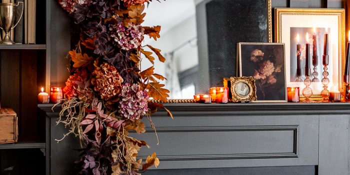 Fall Mantel Decor