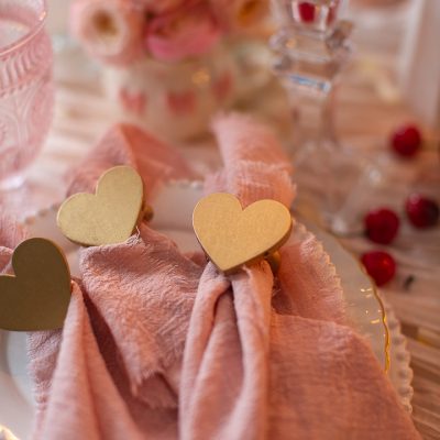 Heart Shaped Napkin Rings