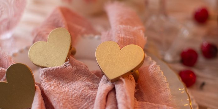 Heart Shaped Napkin Rings