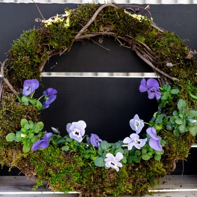 Spring Living Wreath